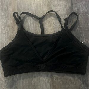 Nike Women's double lined Black Sports Bra